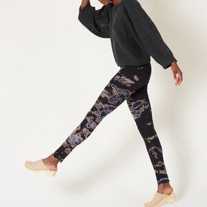 Raquel Allegra Space Die Legging in Black sky-Excellent Condition!